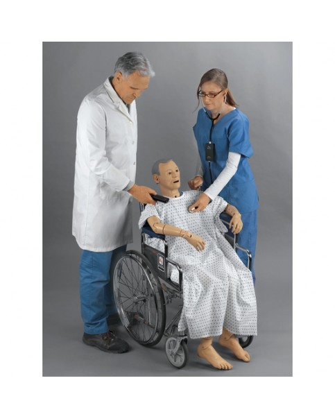 GERİ Gelişmiş Yaşlı Hasta Bakım Mankeni, Oskültasyonlu