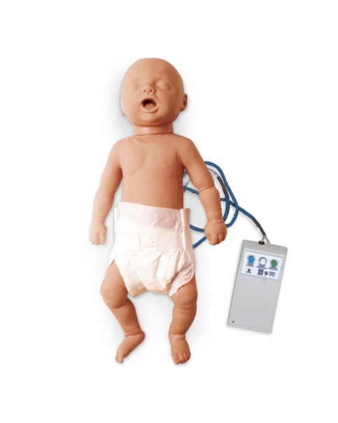 Bebek Tam Boy CPR Eğitim Mankeni, Işıklı Kontrol Panelli