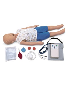 Çocuk Tam Boy CPR Eğitim Mankeni, Işıklı Kontrol Panelli