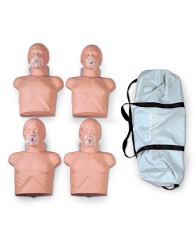 Ekonomik Sani Yetişkin Yarım Beden CPR Eğitim Maketi, 4'lü Paket