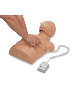 Yetişkin Yarım Beden CPR Eğitim Maketi, Işıklı Kontrol Panelli