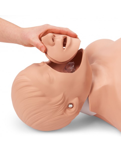Yetişkin Yarım Beden CPR Eğitim Mankeni, Işıklı Kontrol Panelli