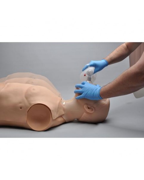 Yetişkin Yarım Beden CPR ve Entübasyon Mankeni