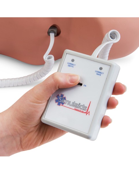 Yetişkin Yarım Beden CPR Eğitim Maketi, Brad™ VTA (Işıklı Kontrol Panelli)