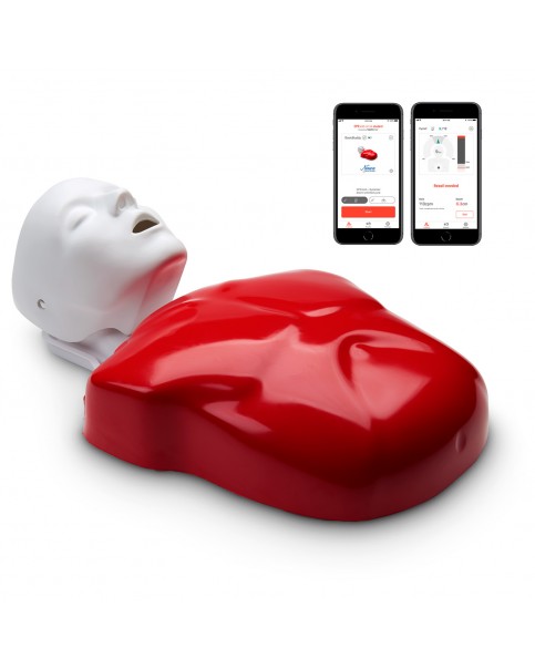 Yetişkin Yarım Beden CPR Eğitim Maketi, Basci Buddy, (iPad®, Android™, ve Apple® tablet/telefon kontrollü)