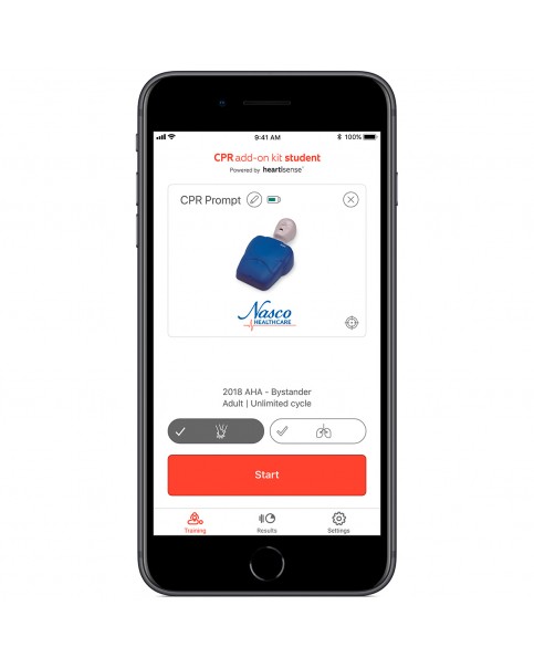 Yetişkin Yarım Beden CPR Eğitim Maketi, CPR Prompt, (iPad®, Android™, ve Apple® tablet/telefon kontrollü)