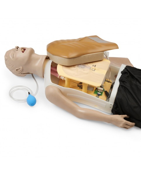 Yetişkin İleri Yaşam Destek ve Oskültasyon Mankeni, CPR Metrix ve iPad®